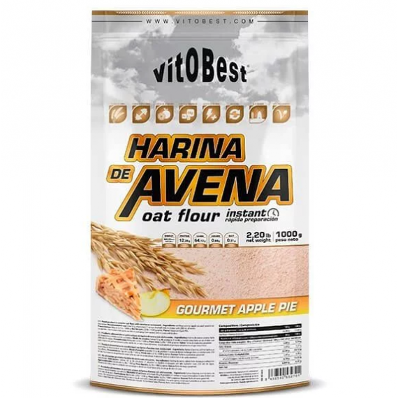 VITOBEST Harina de Avena 1KG Tarta Manzana