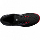 Zapatillas Wilson Kaos Comp 3.0 Gris Rojo  WILSON PADEL