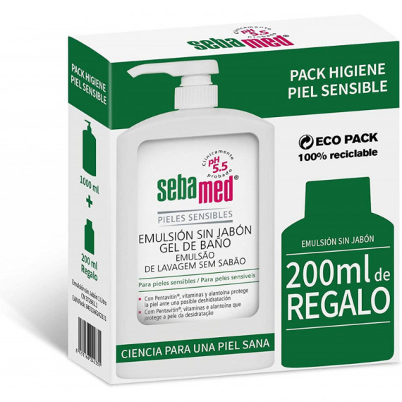 SEBAMED Emulsion 1L+200ML Gratis