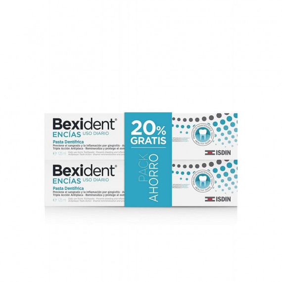 Dentifrice BEXIDENT Gingival Pack à usage quotidien 20% DE RABAIS