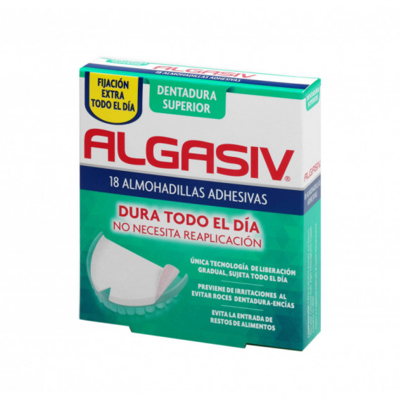 ALGASIV Almohadillas Adhesivas Protesis 18 U Sup