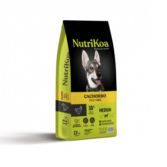 NUTRIKOA Cachorro Pollo 12 Kg