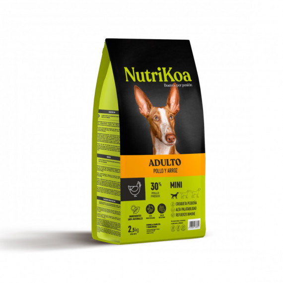 NUTRIKOA Ad. Mini Pollo 2.5 Kg NUTRIKOA Ad. Mini Pollo 2.5 Kg