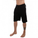 Bermuda Pyrex negra con logo PB