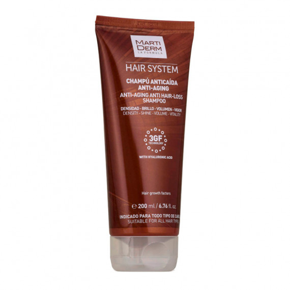 Hair System Champú Anticaída Antiaging  MARTIDERM