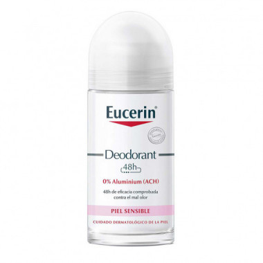 Desodorante sin Aluminio Piel Sensible 24H Roll-on  EUCERIN