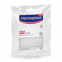 Gasas Suaves 10X10CM 10 Unidades  HANSAPLAST