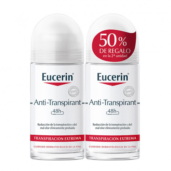 Duplo Desodorante Anti-transpirante Roll-on  EUCERIN