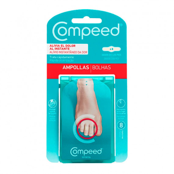 Ampollas Dedos del Pie - 8 Unidades  COMPEED