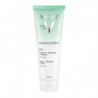 Normaderm 3 en 1
 Exfoliante + Limpiador + Mascarilla  VICHY - Guanxe Atlantic Marketplace