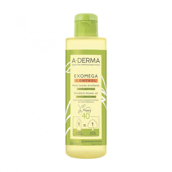 Exomega Control Aceite de Ducha Emoliente Anti-irritación  A-DERMA