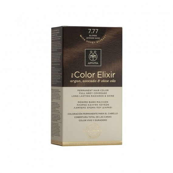 APIVITA Tinte Color Elixir 7.77 Blonde Intense Sand