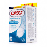 COREGA Oxigeno Bio-activo Limpieza 108TABS