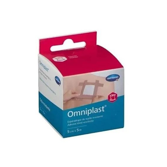 Omniplast Esparadrapo Piel 5X5 Tela  HARTMANN