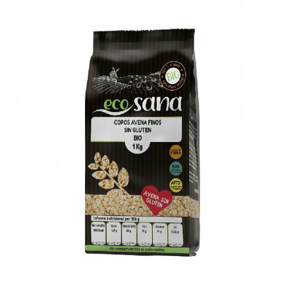 Ecosana Copos Avena Fino S/g Bio 1K Ref: 467010191  DRASANVI
