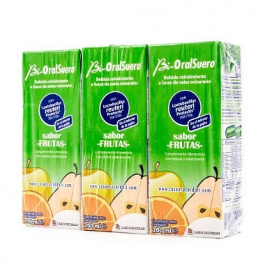 Bioralsuero Frutas Pack 2UD 200ML  CASEN RECORDATI