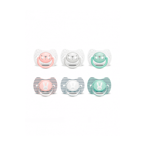 SUAVINEX Chupete Premium / Wonder Fisiologico Silicona 6-18 M