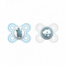 Mam Chupete Silicona  Perfect Start An 0-2 M Pack Doble Azul  JOHNSON & JOHNSON