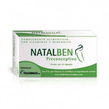 Natalben Preconceptivo 30 Capsulas  ITALFARMACO