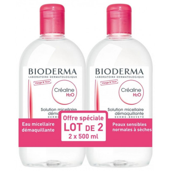 BIODERMA Sensibio H2O Micelar 500 Ml+ 500ML