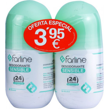 FARLINE Desodorante Sensible Duplo 50ML