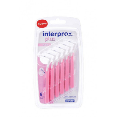 Vitis Interprox Plus Nano 0.6MM. 6 Ud. Rosa  DENTAID