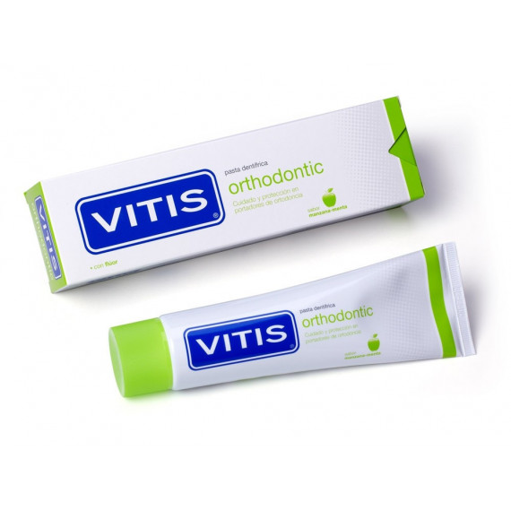 Vitis Orthodoncia Pasta Manzana 100ML DENTAID Vitis Orthodoncia Pasta Manzana 100ML DENTAID