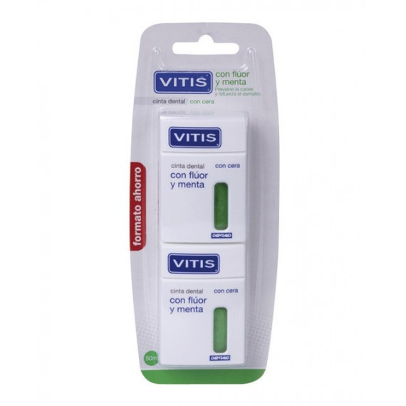 Vitis Cinta Dental Pack Fluor y Menta 2UND  DENTAID