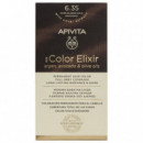 APIVITA Tinte Color Elixir 6.35DARK  Blonde Gold Mahogany