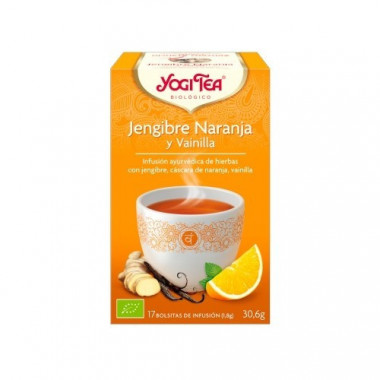 Yogi Tea Jengibre Naranja Vainilla 17 Filtros  YOGUITEA