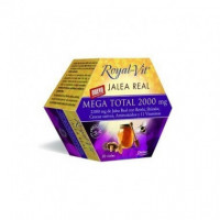 Royal-vit Mega Total 2000MG Jalea Real 20 Viales  DIETISA