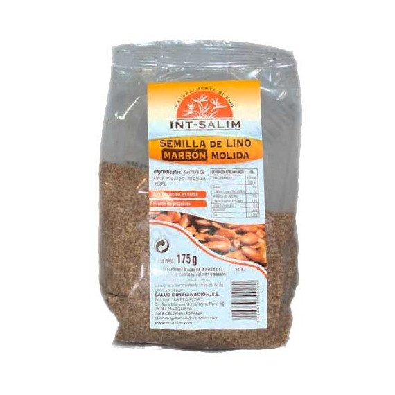 In Salim  Semilla Lino Marron Molido 175GR  ECO-SALIM
