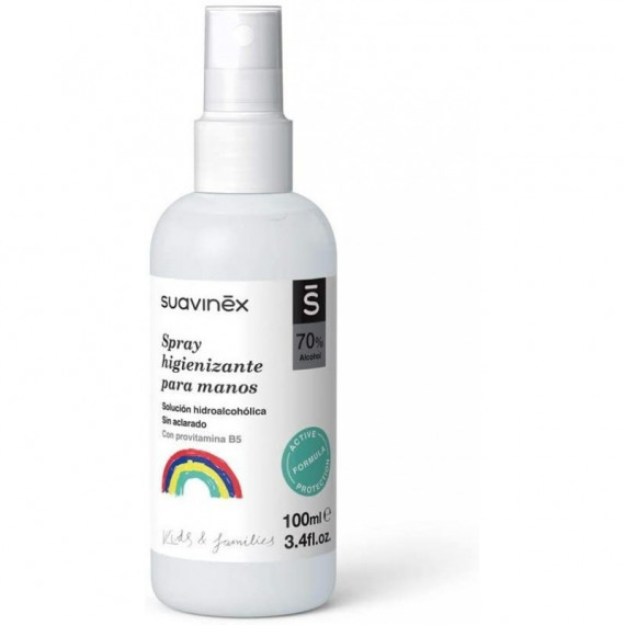 SUAVINEX Spray Higinizante de Manos Solucion Hidroalcoholica 1 Envase 100 Ml