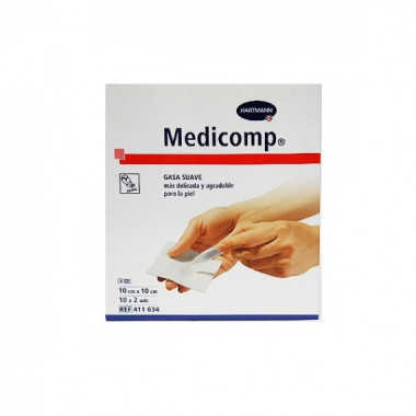Medicomp Compresa Gasa sin TEJER10X  HARTMANN