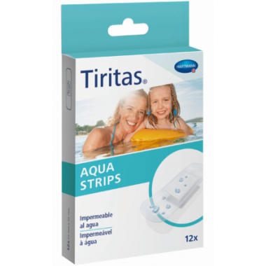 HARTMANN Tiritas Aqua Strips Aposito Adhesivo 12 U