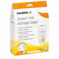 MEDELA Bolsas Almacenamiento Leche Materna 180ML 25 Bolsas