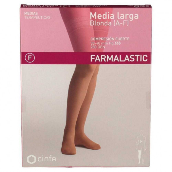 Meias-Calças Longas Blonda Beige Pñ CINFA