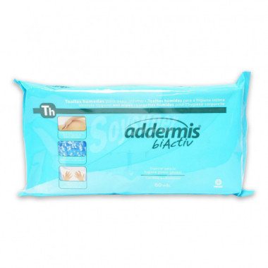 Addermis Toallas Humedas Lavado 60  INDAS