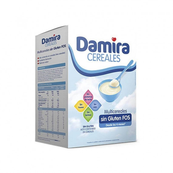 Damira Multicereales S/gluten Fos 600GR  LACTALIS NUTRICION IBERIA