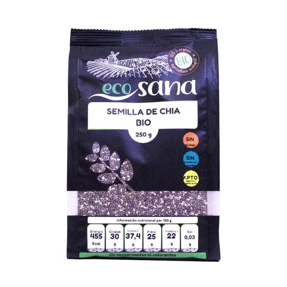 Ecosana Semilla Chia Bio 250GR  DRASANVI