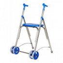 ANDADOR KAMALEON AZUL 2 RUEDAS + ASIENTO FORTA