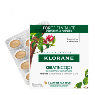 Keratincaps Complemento Alimenticio  KLORANE