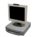 SOPORTE ELEVADOR MONITOR CON 2/3 CAJONES