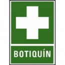 CARTEL PVC VERDE BOTIQUIN