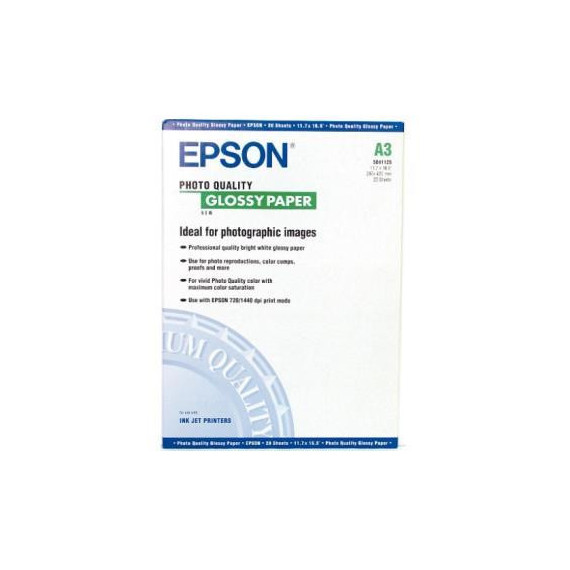 PAPEL EPSON DIN A-3 GLOSSY HQ