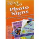 PAPEL PRINT PHOTO SINGS (15 hojas)