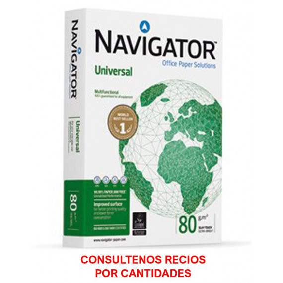 PAPEL FOTOCOPIA DIN A4, 80 gr  NAVIGATOR UNIVERSAL 500 hojas