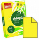 PAPEL FOTOCOPIA DIN A4 AMARILLO 100 hojas