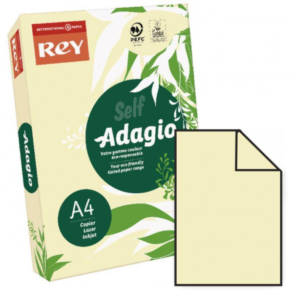 PAPEL FOTOCOPIA DIN A4 CREMA MARFIL 500 hojas