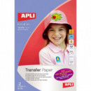 PAPEL TRANSFER DIN A4 TELA ADHESIVA